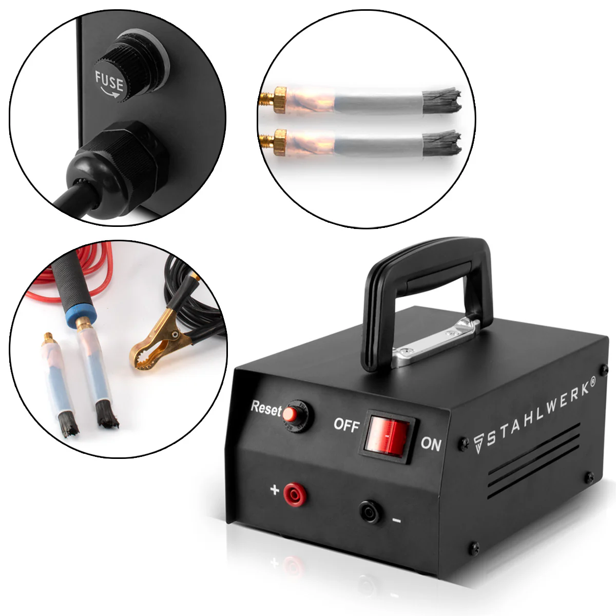 STAHLWERK SRG-300 Pro Schweißnaht-Reinigungsgerät, Passiviergerät und Beizgerät zur elektrolytischen Reinigung und Veredelung von Schweißnähten - Image 4