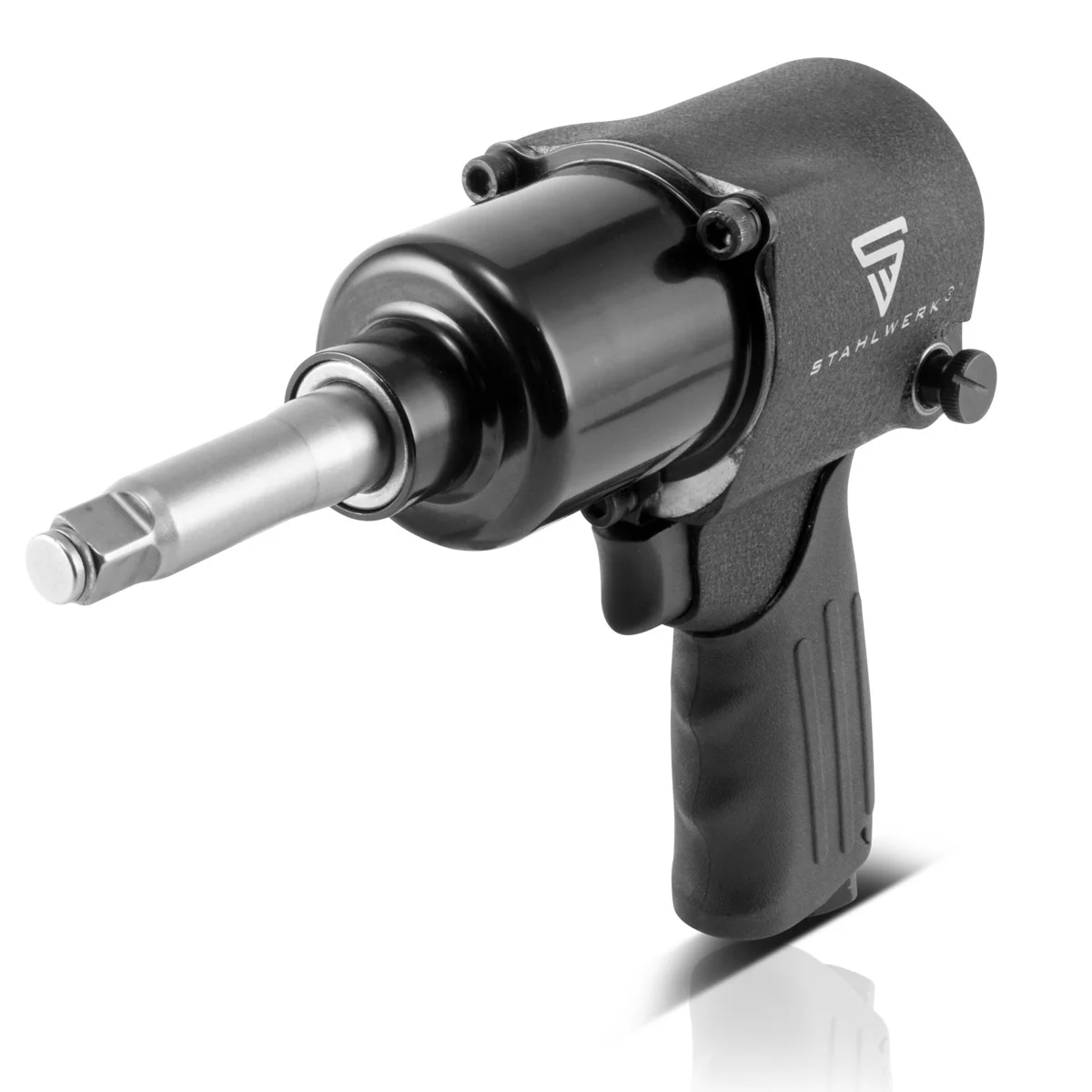 STAHLWERK DSS-880 ST Druckluft-Schlagschrauber 1/2 Zoll Drehschlagschrauber mit 881 Nm langer Aufnahme und Rechts-Linkslauf bei 5 Geschwindigkeiten - Image 5