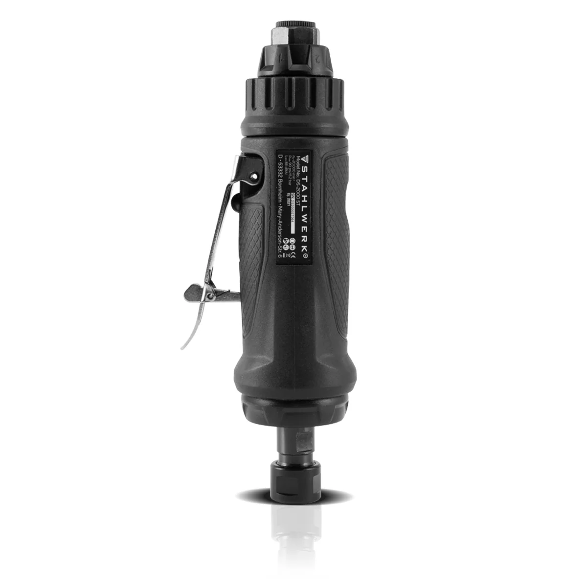 STAHLWERK DS-2000 ST Professioneller Druckluft-Stabschleifer und Mehrzweckschleifer zum Polieren, Fräsen, Gravieren und Schleifen - Image 4