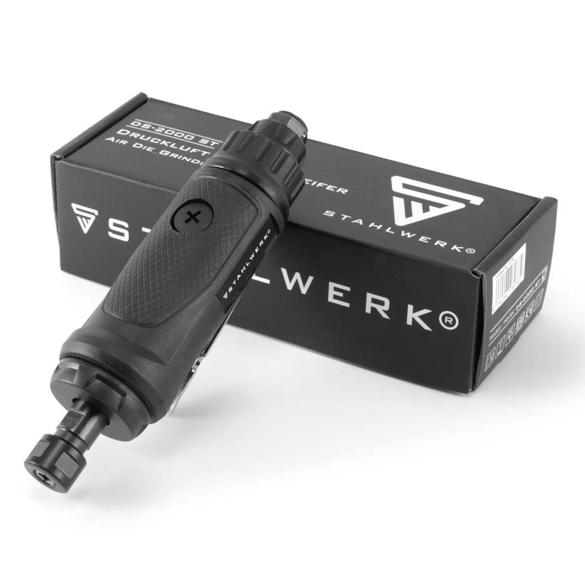 STAHLWERK DS-2000 ST Professioneller Druckluft-Stabschleifer und Mehrzweckschleifer zum Polieren, Fräsen, Gravieren und Schleifen - Image 7