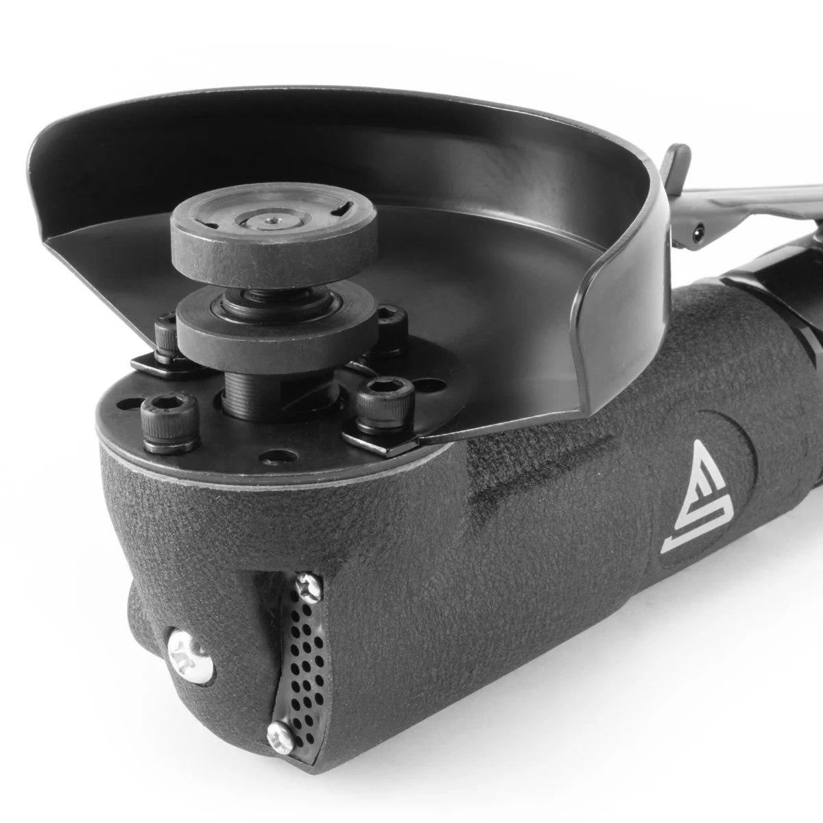 STAHLWERK DWS-1100 ST Professioneller Druckluft-Winkelschleifer in Industrieausführung für 100 mm Trenn- und Schruppscheiben - einsetzbar in der Werkstatt und bei KFZ-Arbeiten - Image 4