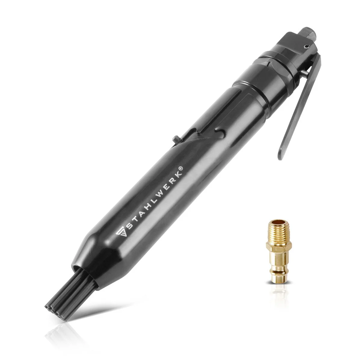 STAHLWERK DNE-600 ST professioneller Druckluft-Nadelentroster in gerader Bauform Trommelhub 14 mm 6.000 Schläge pro Minute für Werkstatt und Industrie - Image 3