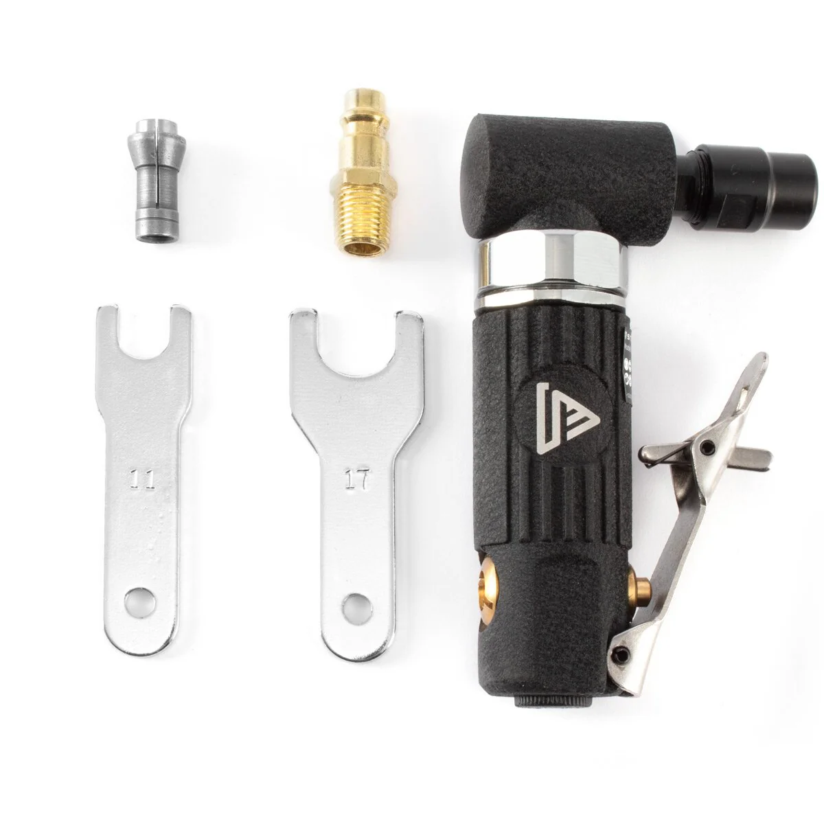 STAHLWERK DMS-2000 ST Professioneller Mini Druckluft Stabschleifer 90 Grad abgewinkelter Mehrzweckschleifer zum Gravieren, Polieren, Schleifen oder Fräsen - Image 3