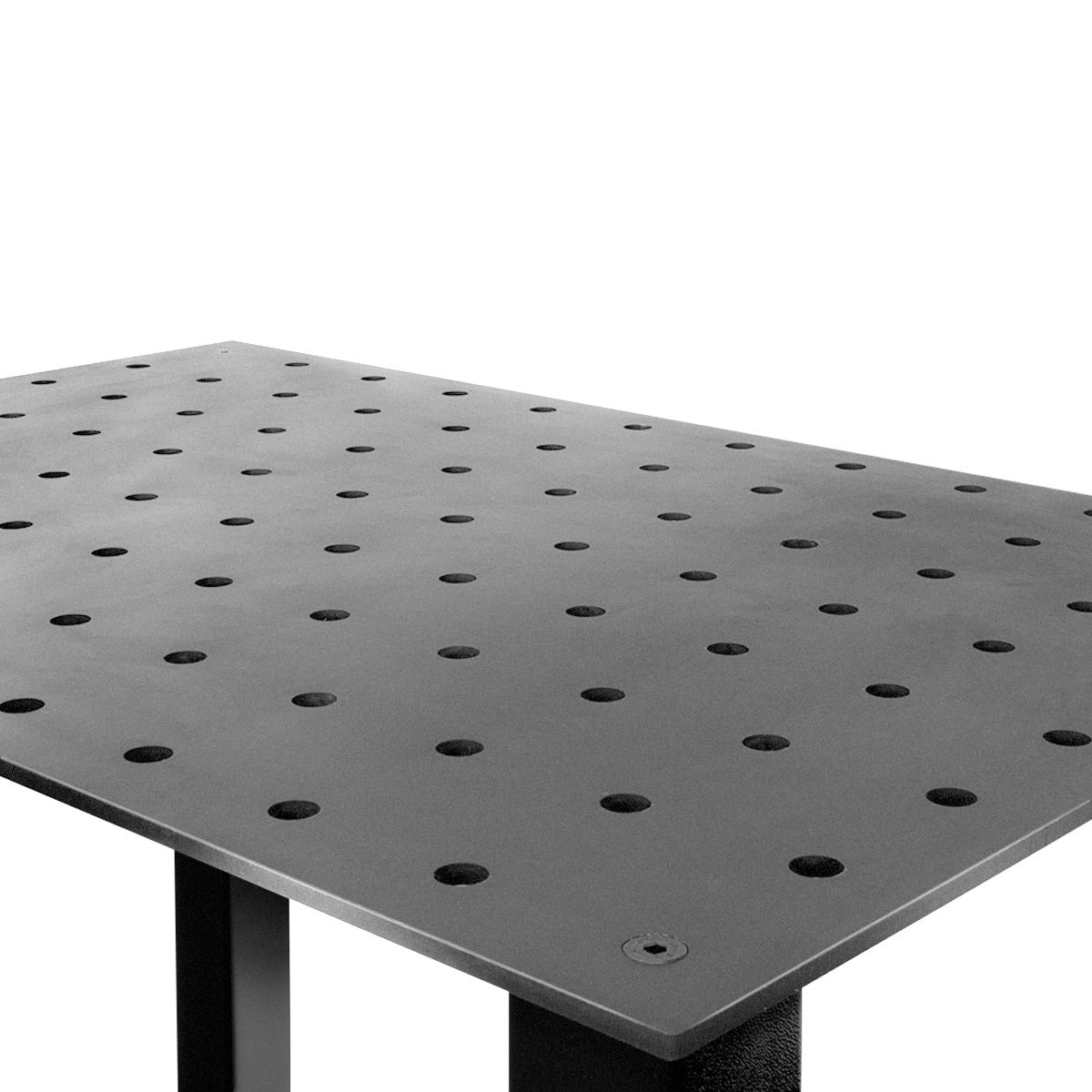 STAHLWERK Schweißtisch Montagetisch DIY-Bausatz mit massiver 12 mm Arbeitsplatte hochbelastbarer S355 Stahl, pulverbeschichtete Beine, nivellierbare Edelstahlfüße, Tragkraft bis 1,5 t - Image 7