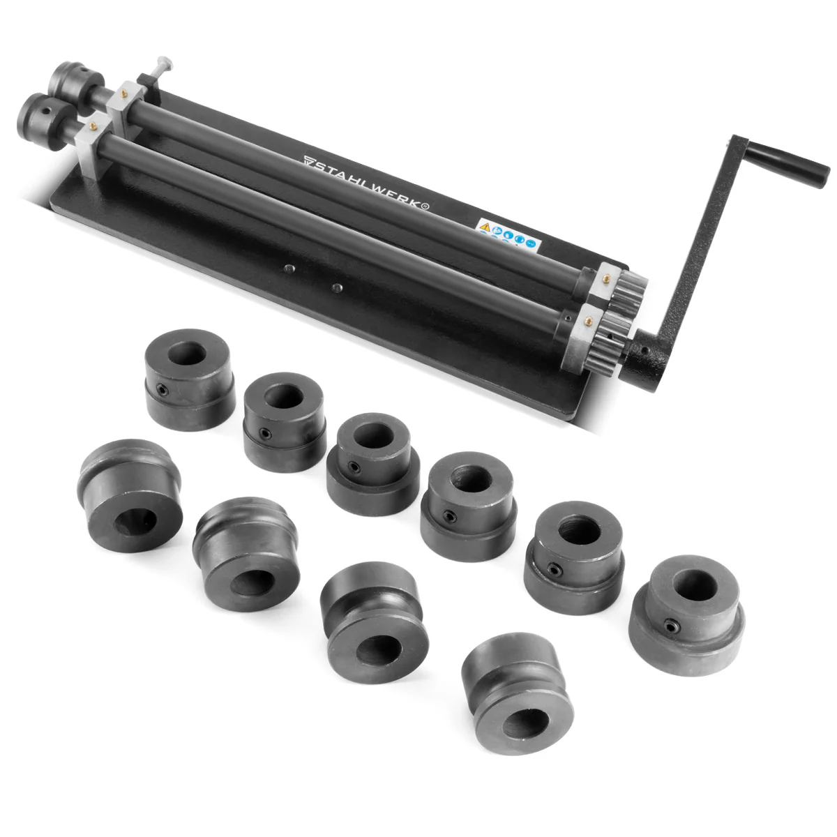 STAHLWERK RM-1463 ST Bördel- und Sickenmaschine für Materialstärken bis 1,2 mm mit 6 Rundwerkzeugen - Image 3