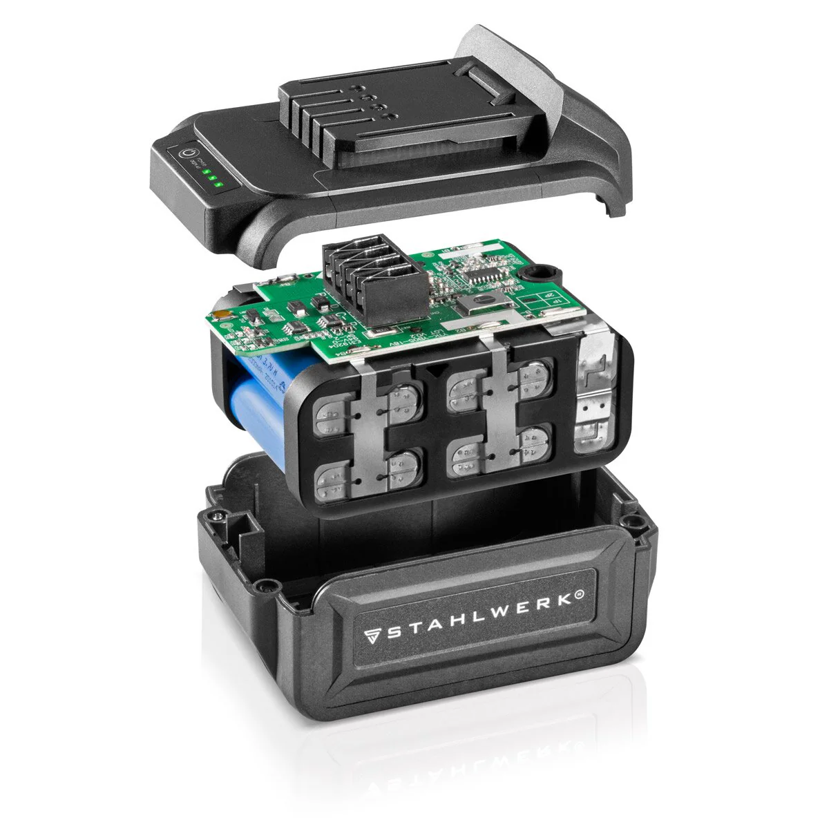 STAHLWERK Akku-Schlagbohrschrauber ASB-20 ST mit 20 Volt-System und Brushless-Technologie Akkuschrauber | Akkubohrer | Bohrschrauber inklusive Akku, Ladegerät, Maschinenkoffer, Bit- und Bohrer-Set - Image 6
