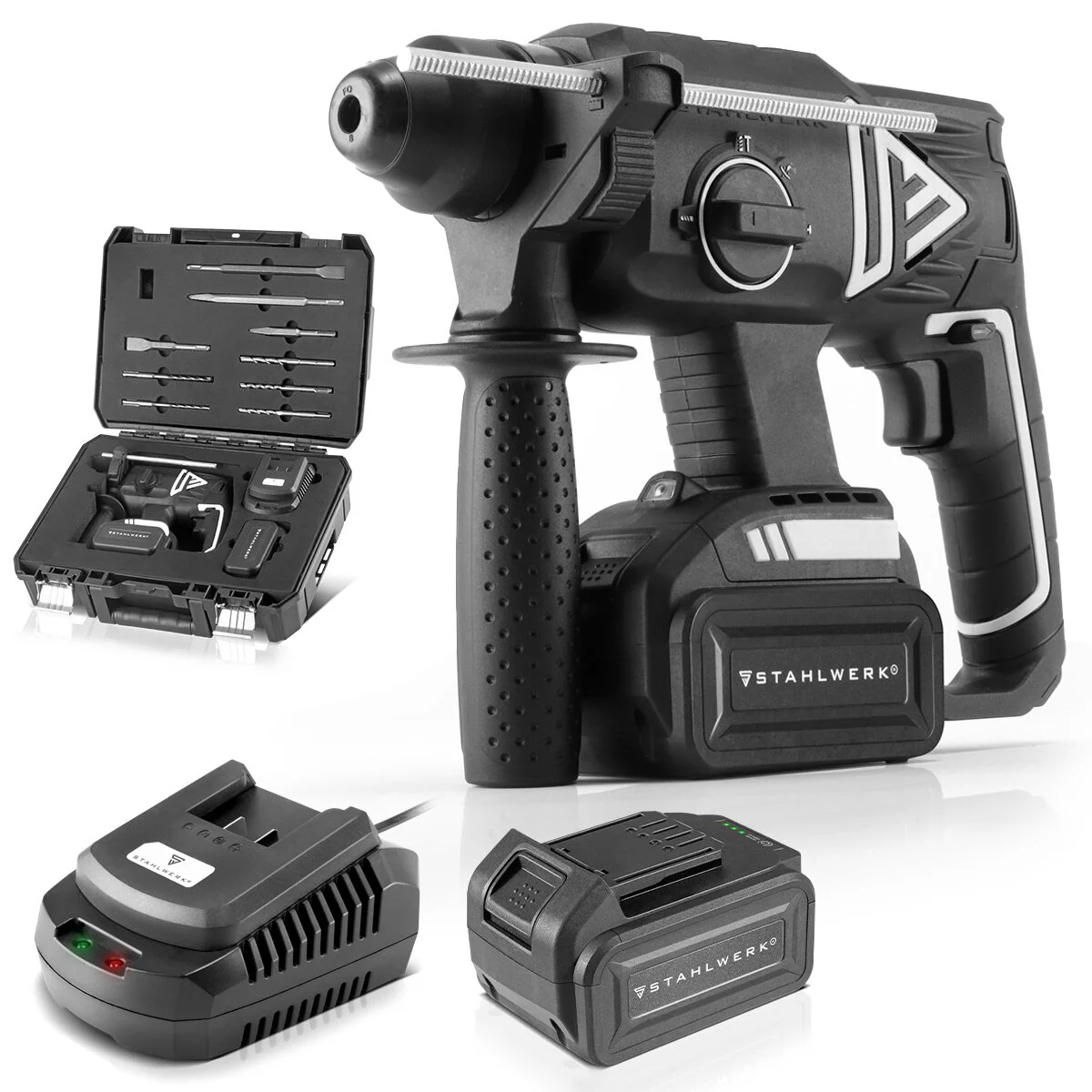 Brushless Akku Bohrhammer ABH-20 ST 20V/4Ah - Image 3