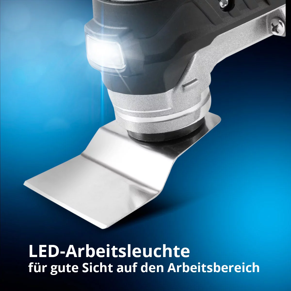 STAHLWERK Oszillierendes Akku Multifunktionswerkzeug OMTB-20 ST mit 900 Watt, 10.500-20.000 U/min und 20 V Akku-System, Deltaschleifer / Oszillationswerkzeug / Multicutter mit Brushless Technologie - Image 8