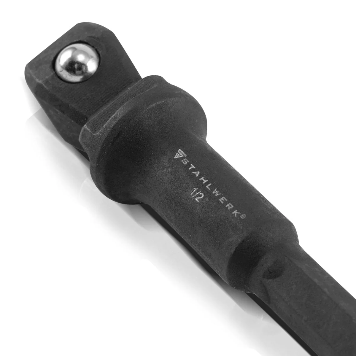 STAHLWERK 3-teiliges Steckschlüssel-Adapter-Set aus Chrom-Molybdän mit Kugel-Arretierung geeignet für Akku-Schrauber und Bohrmaschinen - Image 4