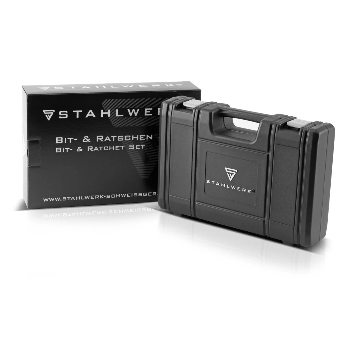 STAHLWERK 60-teiliger Profi-Ratschenkasten mit 1/2 Zoll Umschaltknarre aus Chrom- Vanadium-Stahl 72 Zähne inklusive Steckschlüssel- und Bit-Set S2-Stahl - Image 10