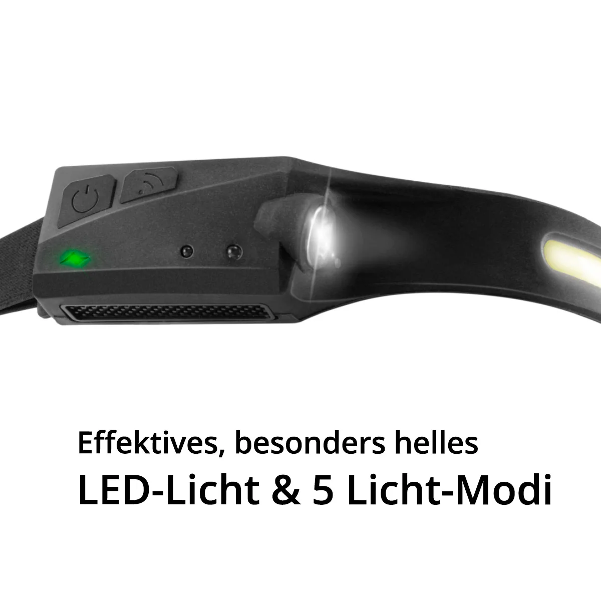 STAHLWERK LED Stirnlampe ALS-350 ST Leistungsstarke Kopfleuchte / Arbeitsleuchte / Stirnleuchte mit integriertem Akku, USB-C-Anschluss, 5 Licht-Modi und Sensor - Image 4