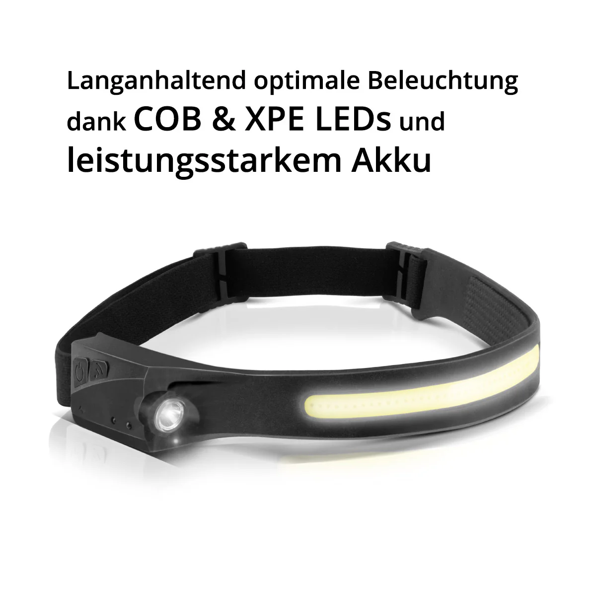 STAHLWERK LED Stirnlampe ALS-350 ST Leistungsstarke Kopfleuchte / Arbeitsleuchte / Stirnleuchte mit integriertem Akku, USB-C-Anschluss, 5 Licht-Modi und Sensor - Image 7