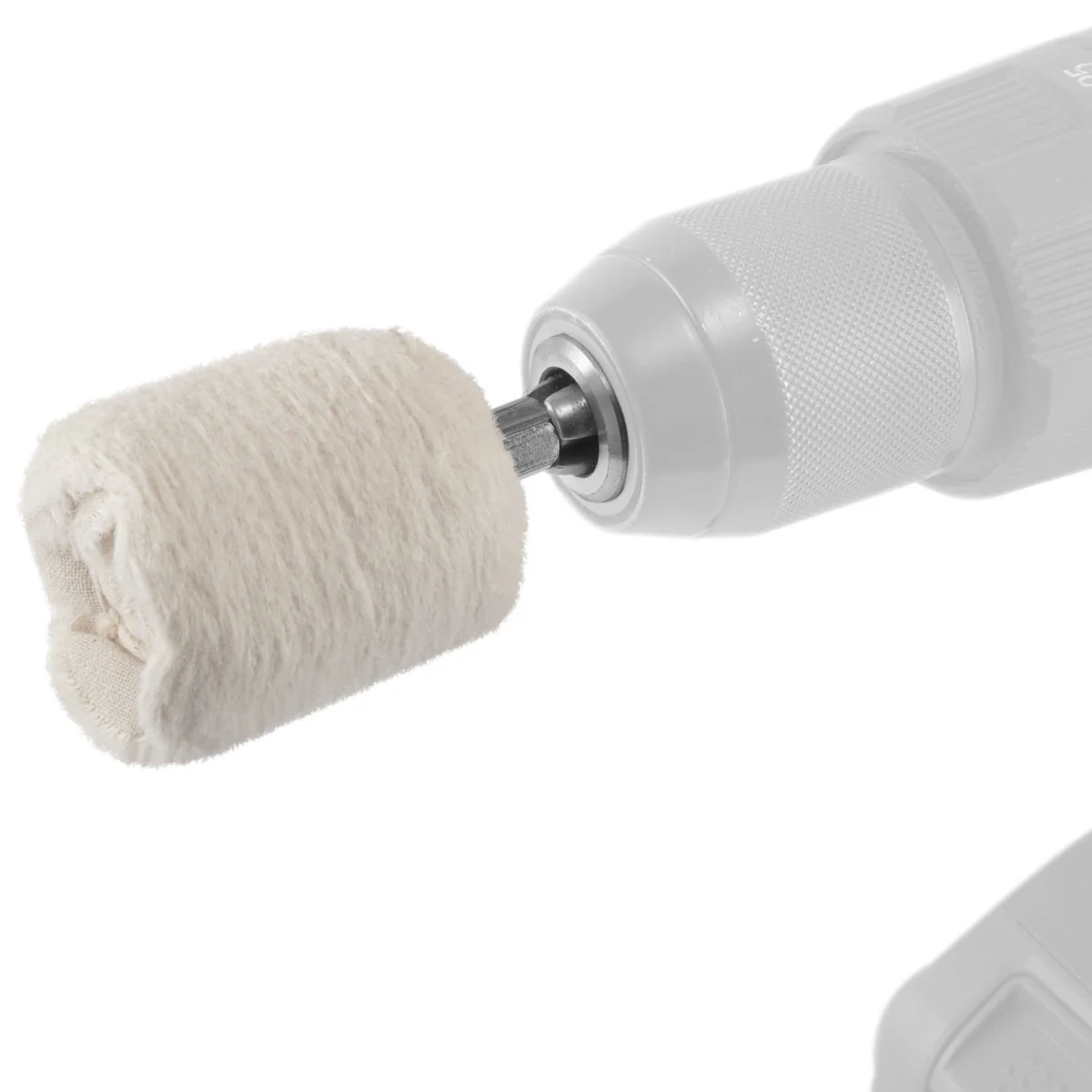 STAHLWERK 6er Set Universal-Polierköpfe PS-6 ST für Akku- und Elektrobohrer aus hochwertigem Flanell für Polierarbeiten an Metall, Stein, Holz, Glas und Kunststoff - Image 5