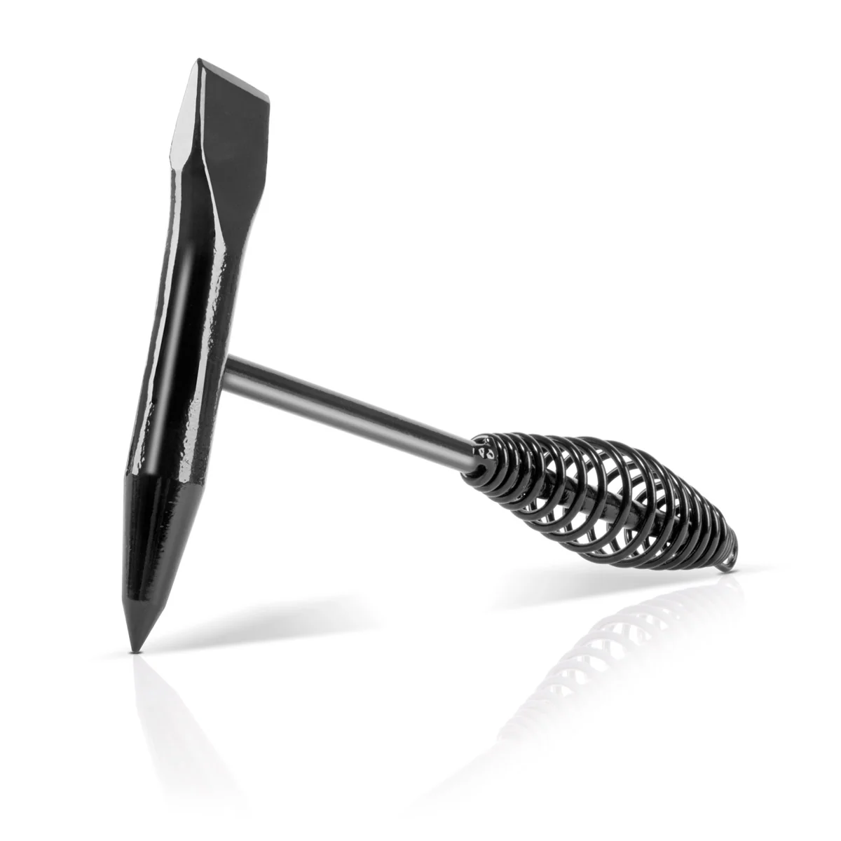 STAHLWERK Schlackehammer / Schweißerhammer 300 g robuster Schlackenhammer aus Stahl, Spitz- und Flachmeißel mit vibrationshemmendem Griff - Image 3