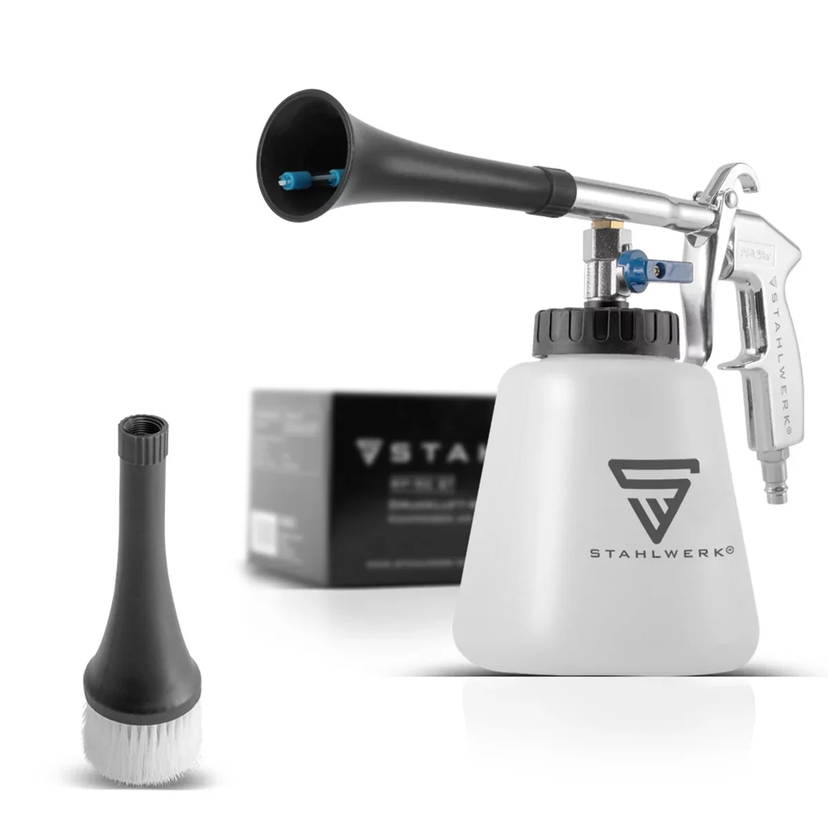 STAHLWERK Profi Druckluft-Reinigungspistole RP-90 ST, hochwertiger Druckluft-Reiniger mit Tornado-Effekt zum effektiven Reinigen von verschmutzen Oberflächen - Image 3