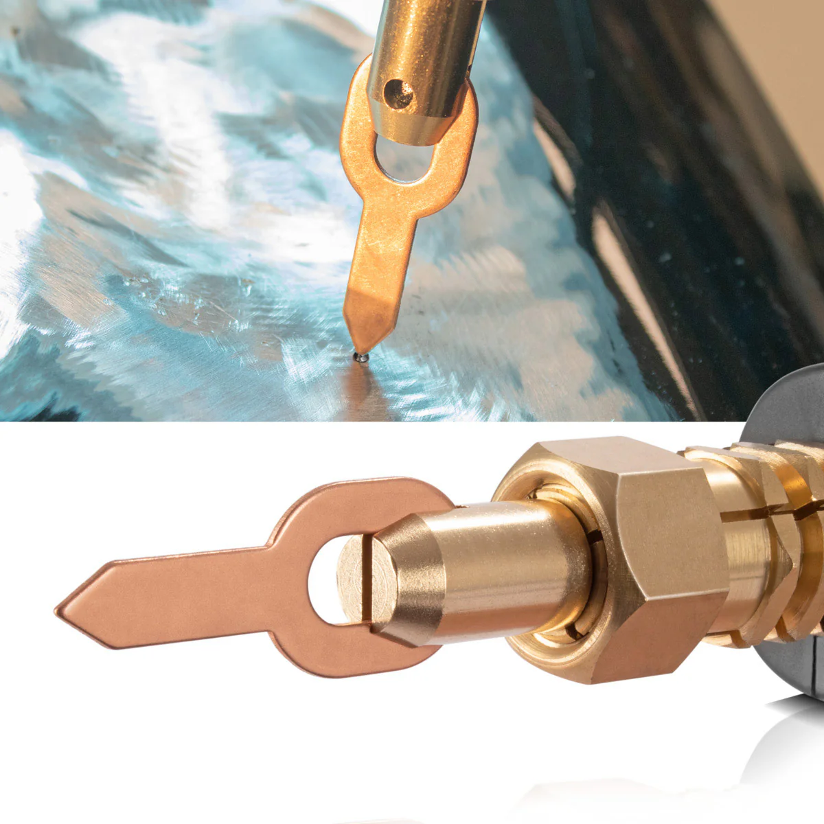 STAHLWERK Anschweißösen 50er Set, Smart Repair Zubehör für Ausbeulspotter / Dellenlifter / Punktschweißgerät / Ausbeulwerkzeug zur professionellen Reparatur von Kfz Karosserien - Image 5