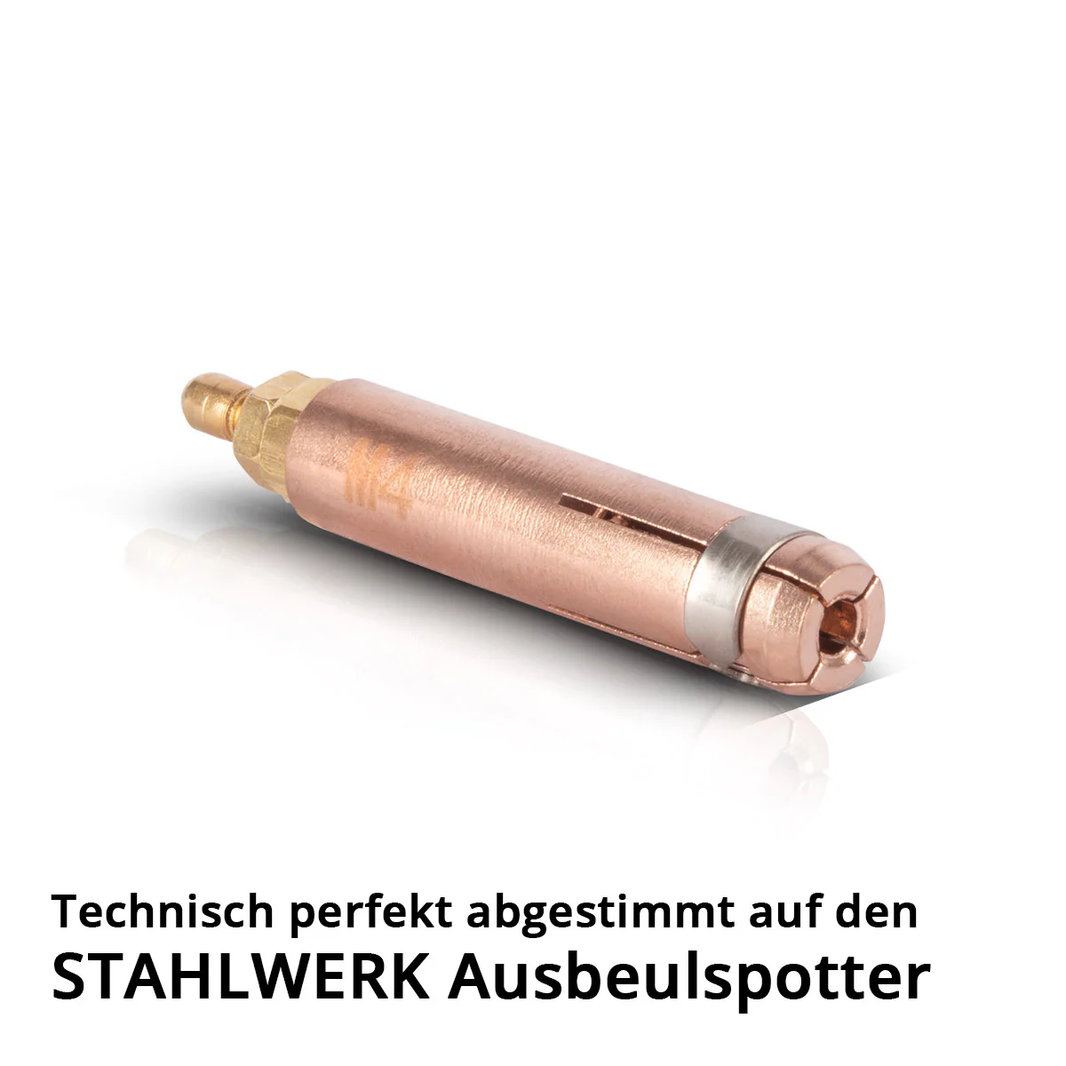 STAHLWERK Punktschweißelektrode mit M4 Gewinde für Anschweißbolzen, Smart Repair Zubehör für Ausbeulspotter / Dellenlifter / Punktschweißgerät / Ausbeulwerkzeug zur Reparatur von Kfz Karosserien - Image 4
