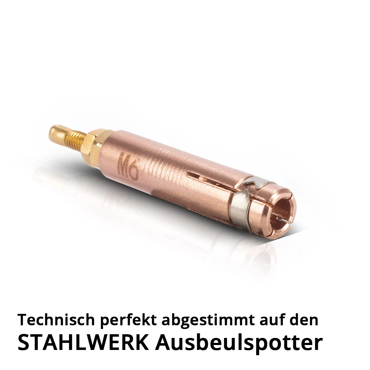 STAHLWERK Punktschweißelektrode mit M6 Gewinde für Anschweißbolzen, Smart Repair Zubehör für Ausbeulspotter / Dellenlifter / Punktschweißgerät / Ausbeulwerkzeug zur Reparatur von Kfz Karosserien - Image 4