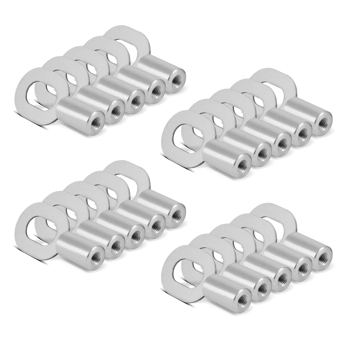 STAHLWERK Anschweißösen mit M4 Gewinde 20er Set, Smart Repair Zubehör für Ausbeulspotter / Dellenlifter / Punktschweißgerät / Ausbeulwerkzeug zur professionellen Reparatur von Kfz Karosserien - Image 3