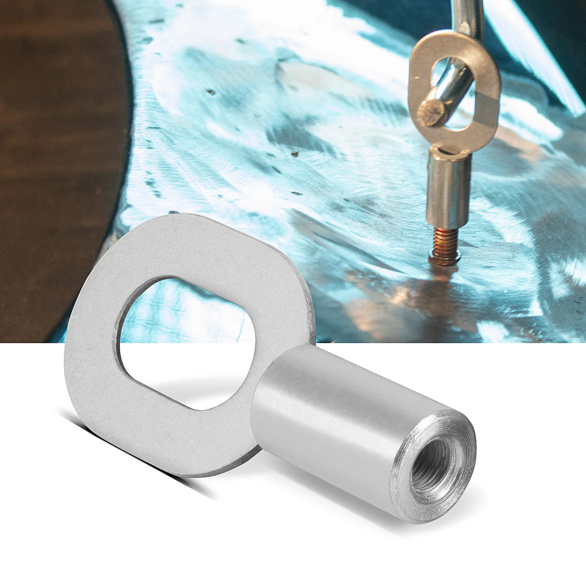 STAHLWERK Anschweißösen mit M5 Gewinde 20er Set, Smart Repair Zubehör für Ausbeulspotter / Dellenlifter / Punktschweißgerät / Ausbeulwerkzeug zur professionellen Reparatur von Kfz Karosserien - Image 5