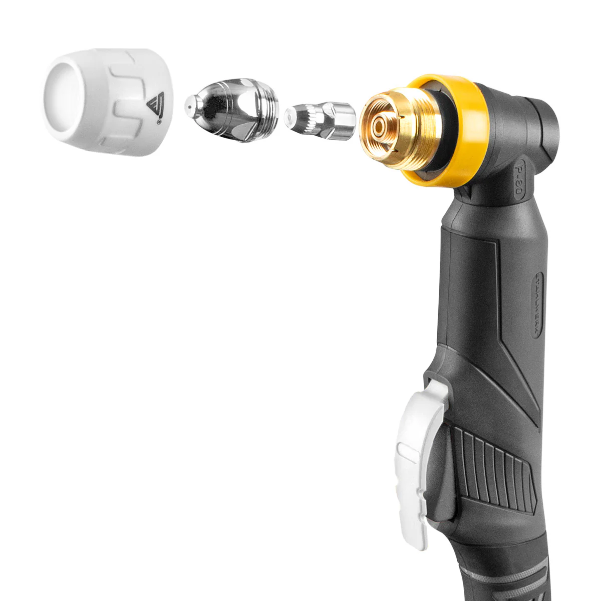 STAHLWERK P-80 Plasmazubehör Set 25-teilig, Verschleißteile, Plasmadüsen + Elektroden + Keramikkappen für P-80 CUT Plasmaschneider-Brenner - Image 5