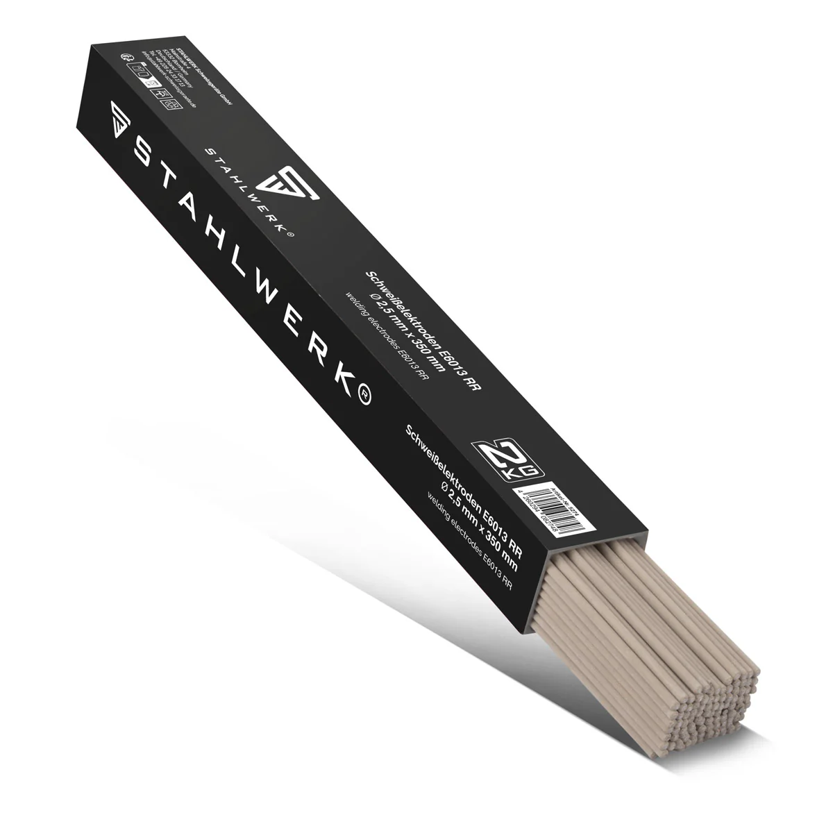 STAHLWERK Stabelektroden AWS E6013RR dick rutilumhüllt 2,5 x 350 mm Schweißstrom 50-90 A, hohe chemische Reinheit 2 kg MMA ARC - Image 3