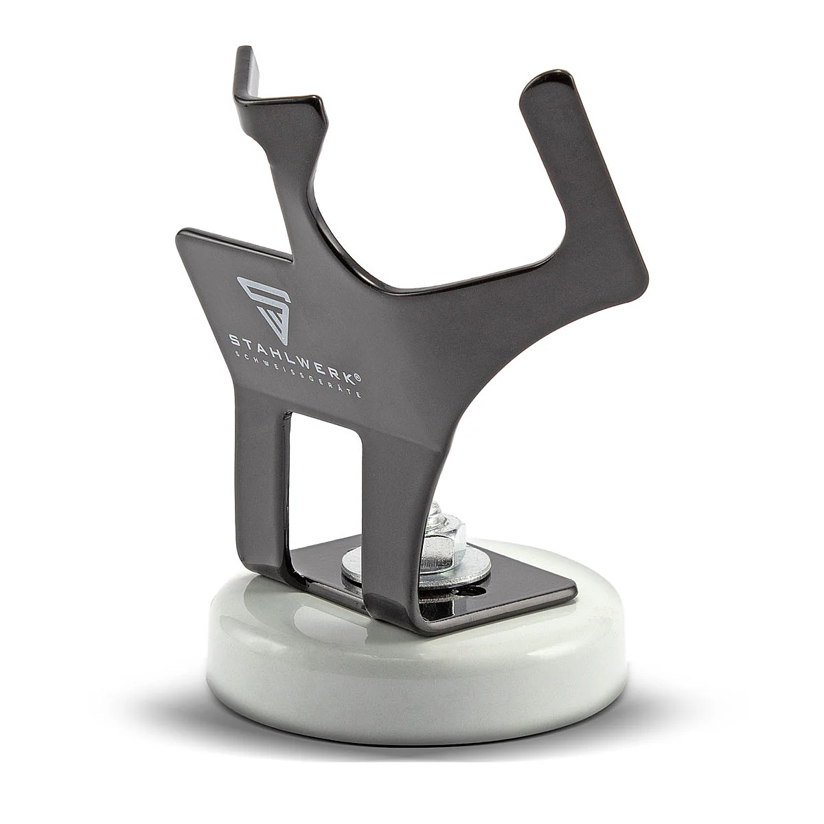 STAHLWERK Halter mit Magnetfuß für Schweißelektroden-Zangen / Elektrodenzangen-Halterung, hochwertig lackiert - Image 3