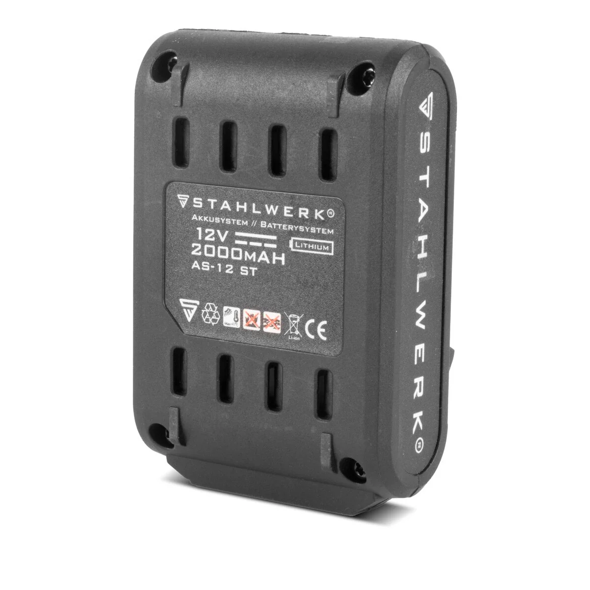 STAHLWERK 12 V Akku 2Ah AS-12 ST Li-Ion Ersatzakku | Werkzeuge | Akkuschrauber | Akkubohrer | Akkuwinkelschleifer | Kapazität 2000 mAh - Image 6