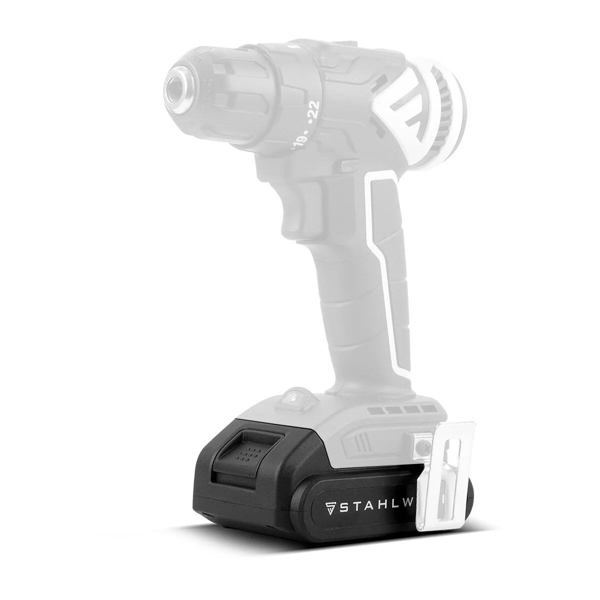 STAHLWERK 18 V Li-Ion Akku mit 2 Ah für Akkuschrauber | Akku-Bohrschrauber | Akku-Bohrer | Akku-Werkzeug - Image 6