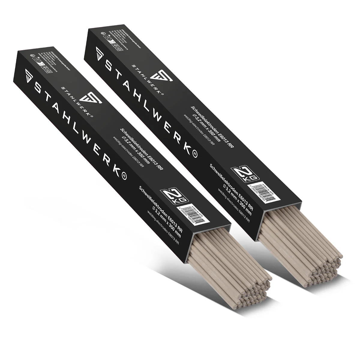 STAHLWERK 2x Stabelektroden AWS E6013RR dick rutilumhüllt 3,2 x 350 mm, Schweißstrom 90-130 A, hohe chemische Reinheit, 2 kg MMA ARC. - Image 3