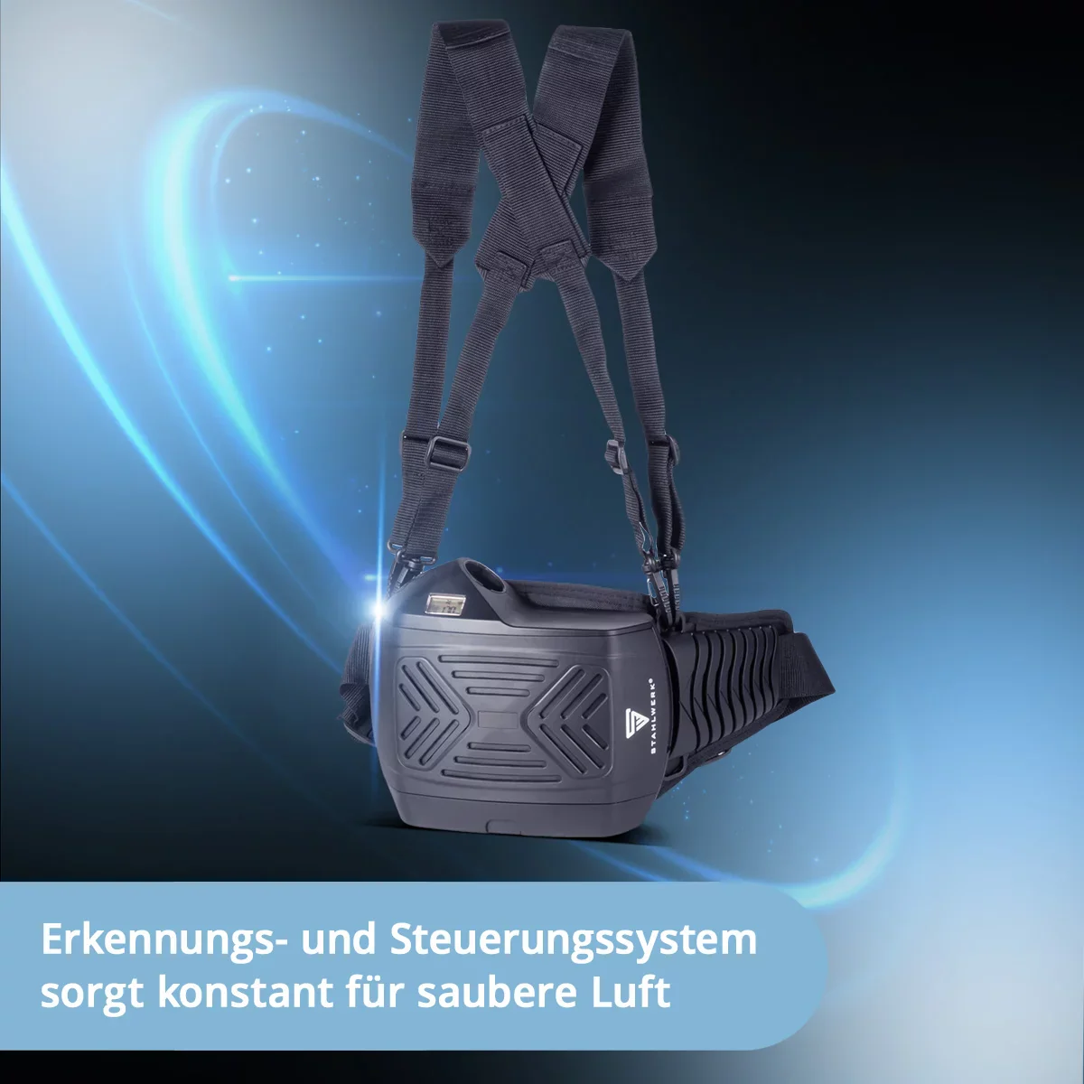 STAHLWERK 3-in-1 Automatik-Schweißhelm BOOSTER AIR | Schweißhelm mit Frischluftzufuhr | PAPR-System | True-Colour-Farbwiedergabe | Jobspeicher | Abdunkelung DIN 4 bis DIN 13 | Optische Klasse 1/1/1/2 - Image 4