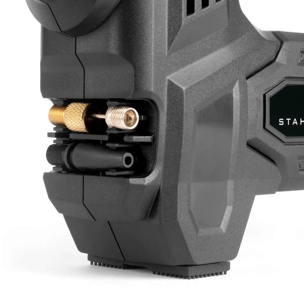 STAHLWERK Akku-Druckluftkompressor ADK-20 ST | 72 Watt Leistung und 2 Ah Akku | Mini-Kompressor zum Aufpumpen von Reifen, Bällen | Elektrische Luftpumpe mit Digitalanzeige und Beleuchtung | Luftkompressor - Image 9
