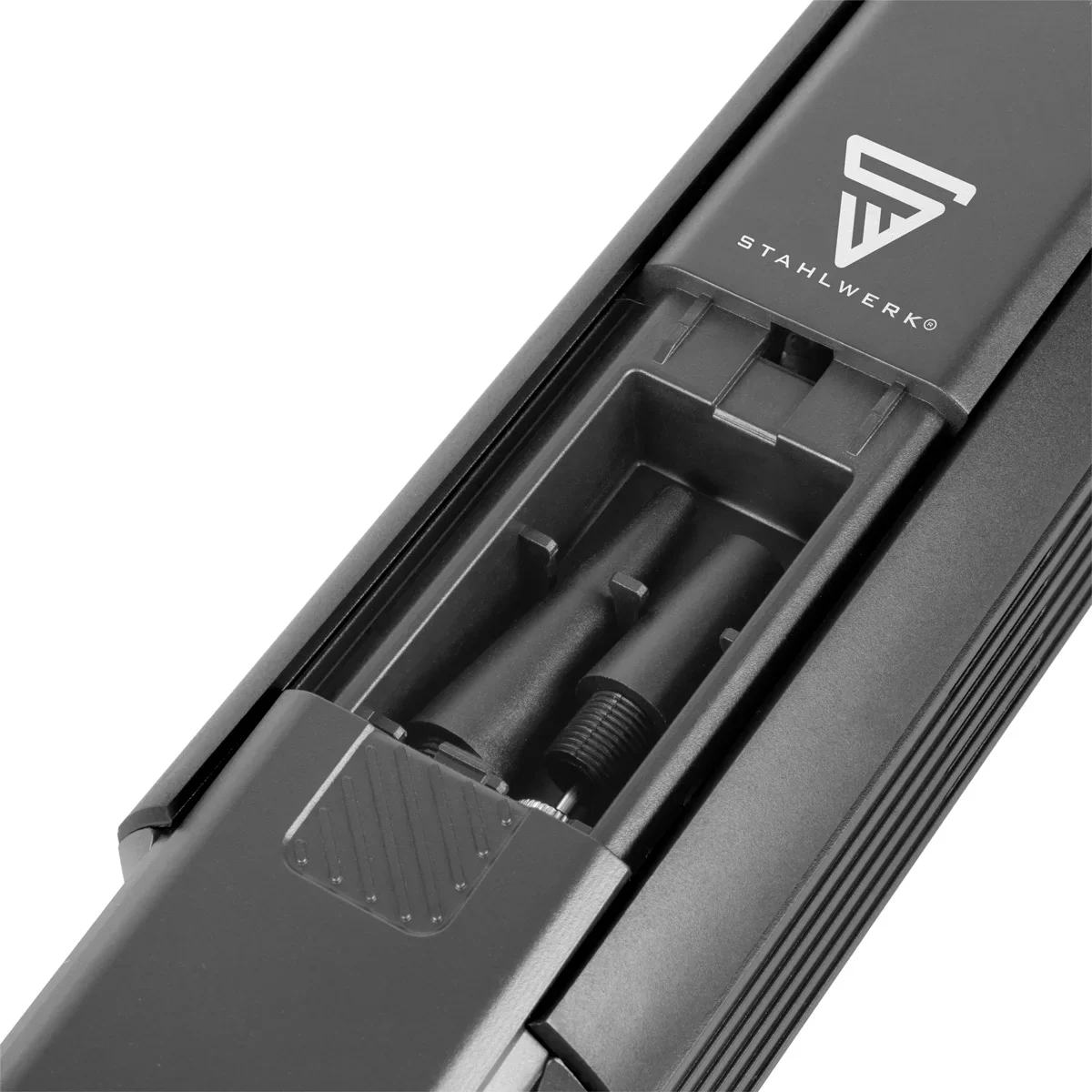 STAHLWERK Akku-Kompressor HF-800 ST | Reifenkompressor mit 4.000 mAh Lithium-Akku | 80 W Leistung, max. 4,2 bar | Digitaldisplay mit psi/bar/kg/cm² | Automatik-Abschaltung | LED-Arbeitslicht - Image 8