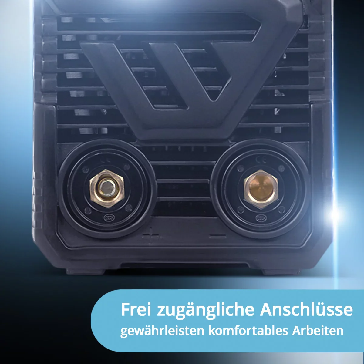 STAHLWERK ARC 200 MD Digital Elektroden-Schweißgerät DC Vollausstattung MMA / E-Hand, Lift-TIG | Echte 200 Ampere | Digital-Display mit Menü | Hotstart, Anti-Stick, ARC-Force, VRD | Smart-Kühlung | IGBT-Technologie - Image 6