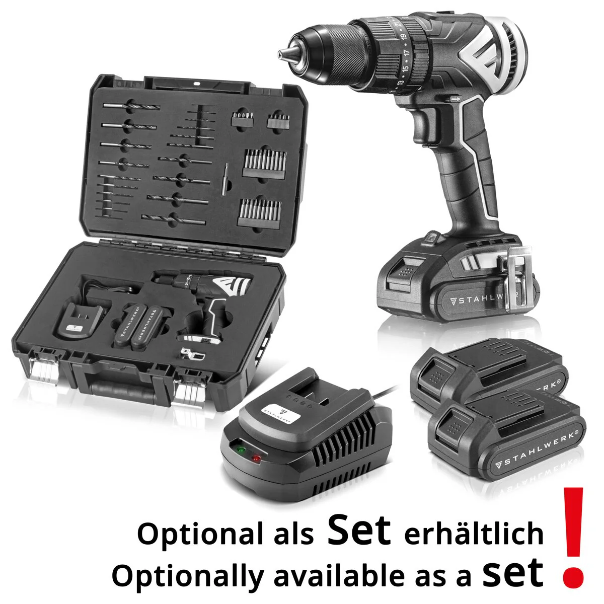 STAHLWERK Brushless Akku Schlagbohrschrauber ASB-20 ST Solo | 20 Volt-System | Bohrschrauber | Akkuschrauber | Akkubohrer | Schlagbohrer - 7 Jahre Garantie - Image 8