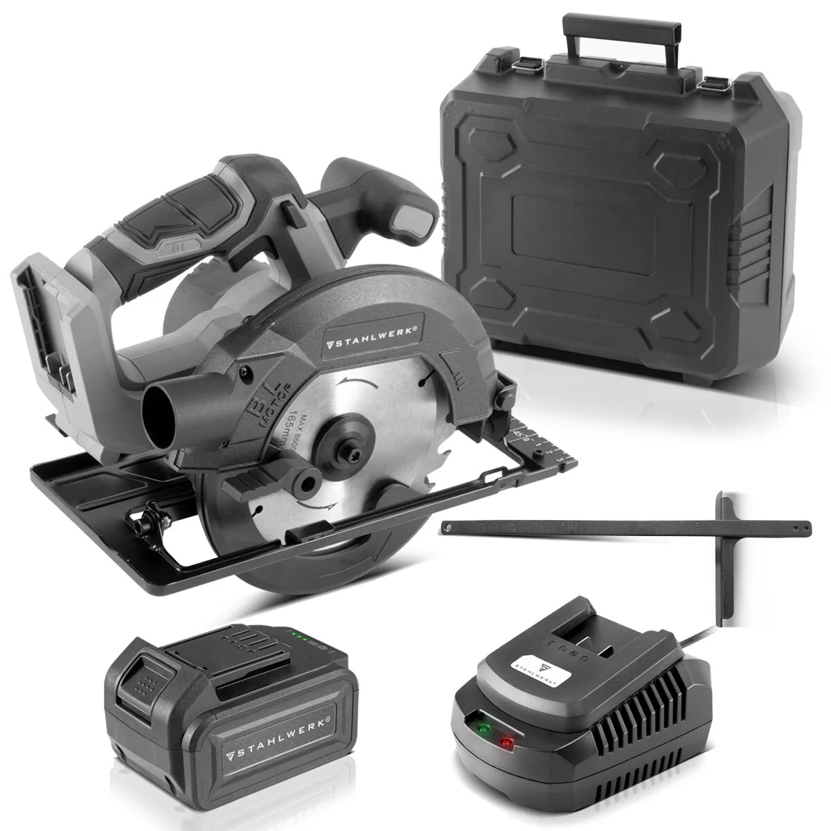 STAHLWERK Brushless Akku Set | Handkreissäge AKS-20 ST | Oszillierendes Multifunktionswerkzeug OMTB-20 ST | Säbelsäge BRS-20 ST | Bohrschrauber ABS-18 ST - Image 5