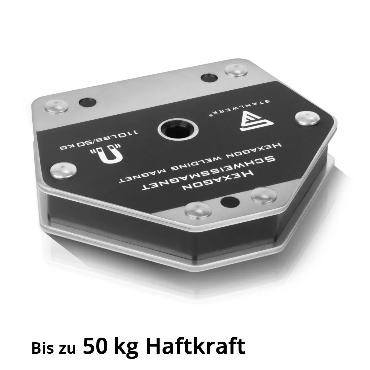 STAHLWERK Hexagon Schweißmagnet 2er Set | Leistungsstarker Magnet für vielseitige Anwendungen mit 50 kg Haftkraft - Image 4
