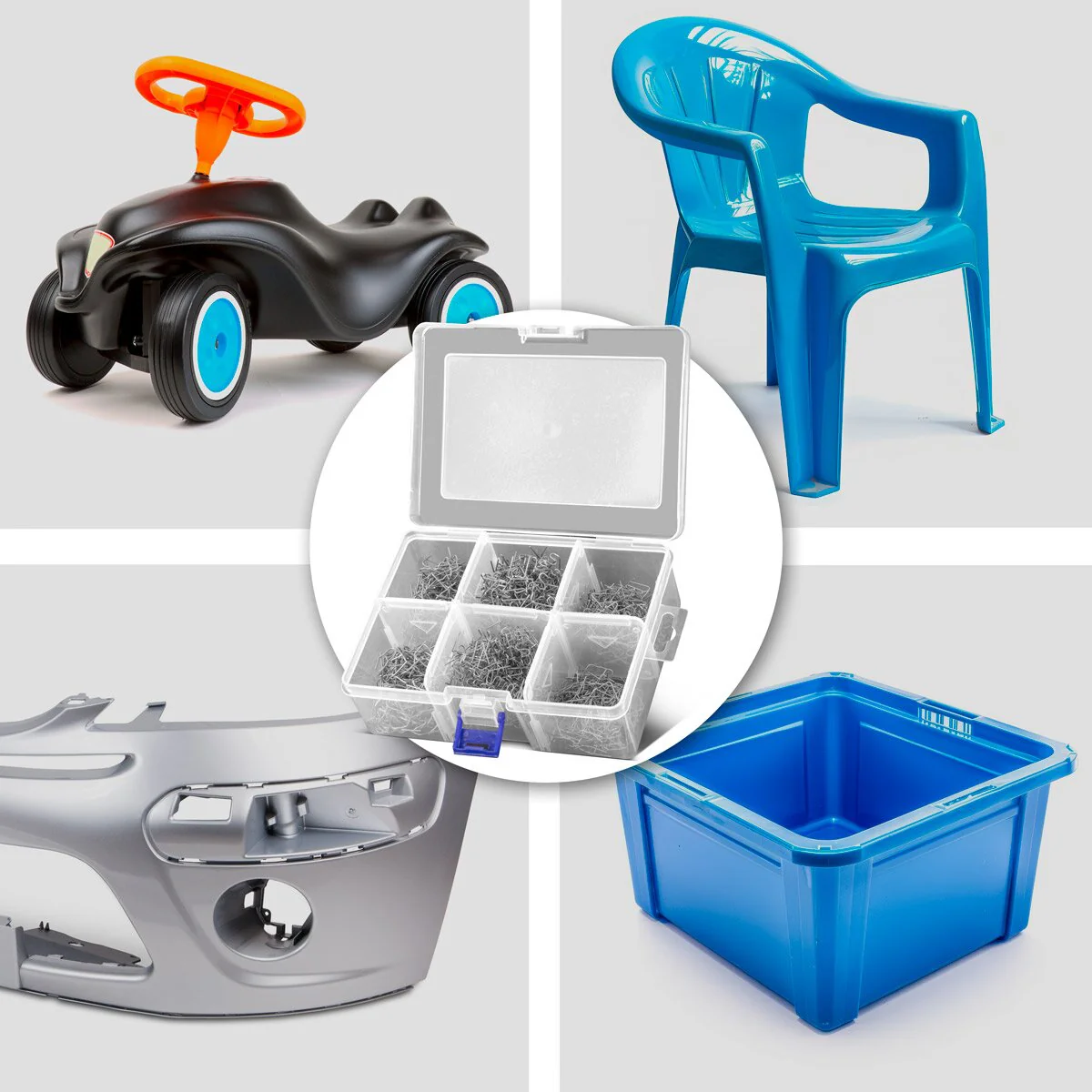 STAHLWERK Klammer Set für Kunststoff-Schweißgeräte 1.200 Heftklammern | Schweißnägel | Schweißklammern für Heißhefter zum Reparieren von für Stoßstangen und Plastik-Bauteilen - Image 4