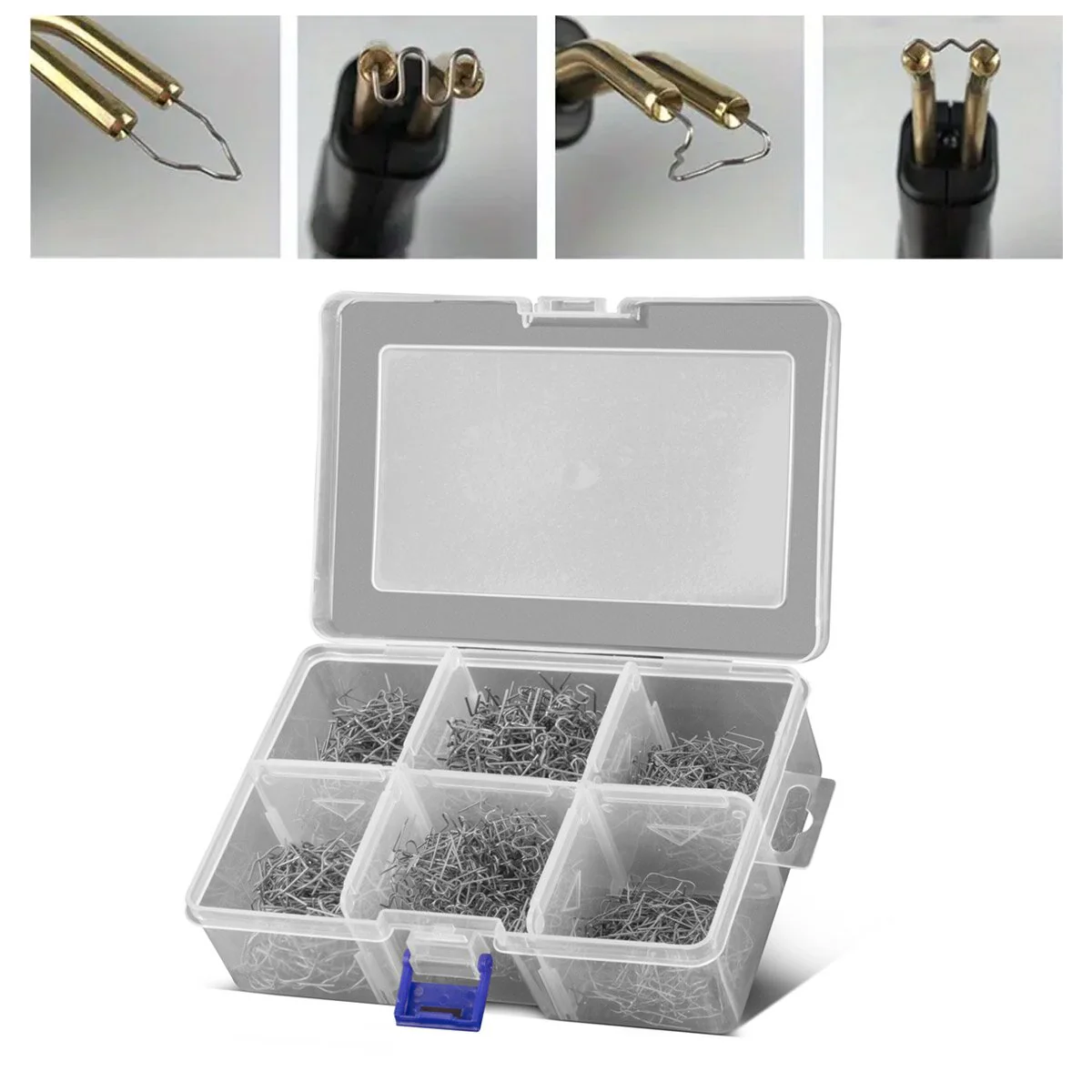 STAHLWERK Klammer Set für Kunststoff-Schweißgeräte 1.200 Heftklammern | Schweißnägel | Schweißklammern für Heißhefter zum Reparieren von für Stoßstangen und Plastik-Bauteilen - Image 7