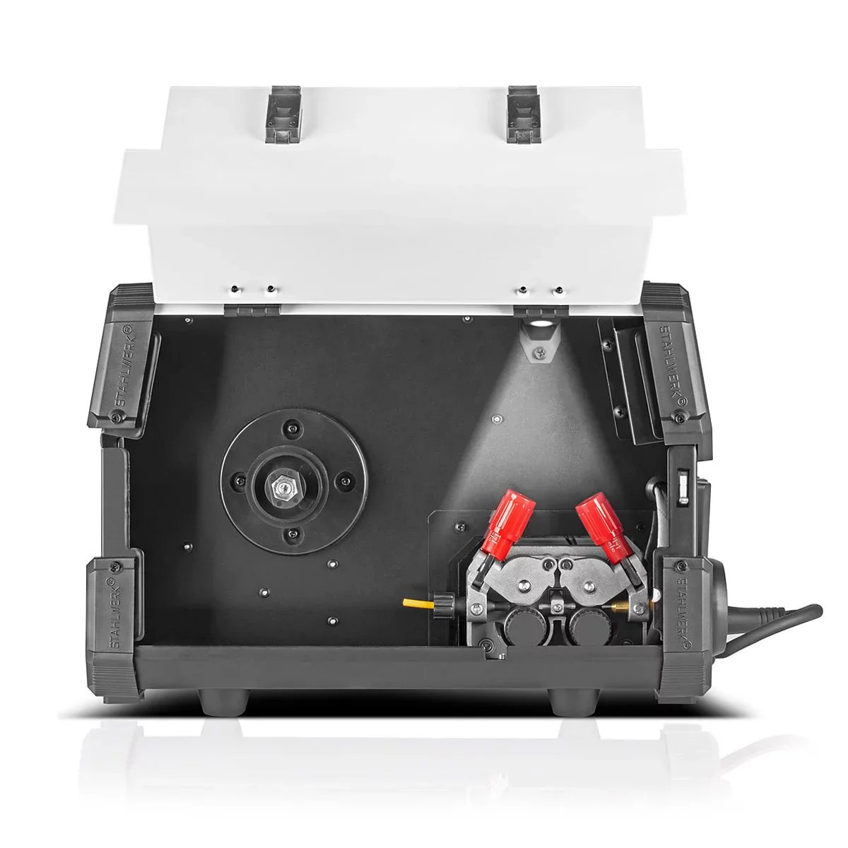 STAHLWERK Kombi-Schweißgerät CTM-250 Puls Pro 6-in-1 Schutzgas-Schweißgerät 200 A | Puls-Funktion | Synergischer Drahtvorschub | Integrierter 45 A Plasmaschneider CUT| WIG | MIG MAG | PULS | MMA| FLUX - Image 13
