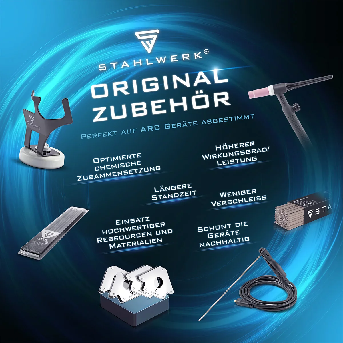 STAHLWERK Stabelektroden AWS E6013RR dick rutilumhüllt 2 mm x 300 mm Schweißstrom 50-70 A, hohe chemische Reinheit 2 kg MMA ARC - Image 6