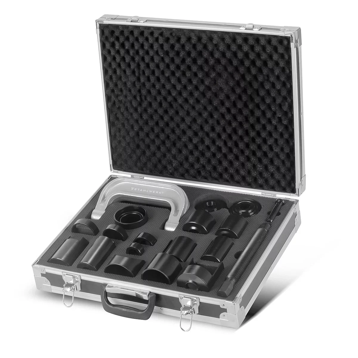 STAHLWERK Traggelenk-Abzieher | Kugelgelenk-Abzieher | Traggelenk-Presse | Kugelgelenk-Presse | Traggelenk-Ausdrücker | Kugelgelenk-Ausdrücker | 21-teiliger Werkzeug-Montagesatz - Image 5